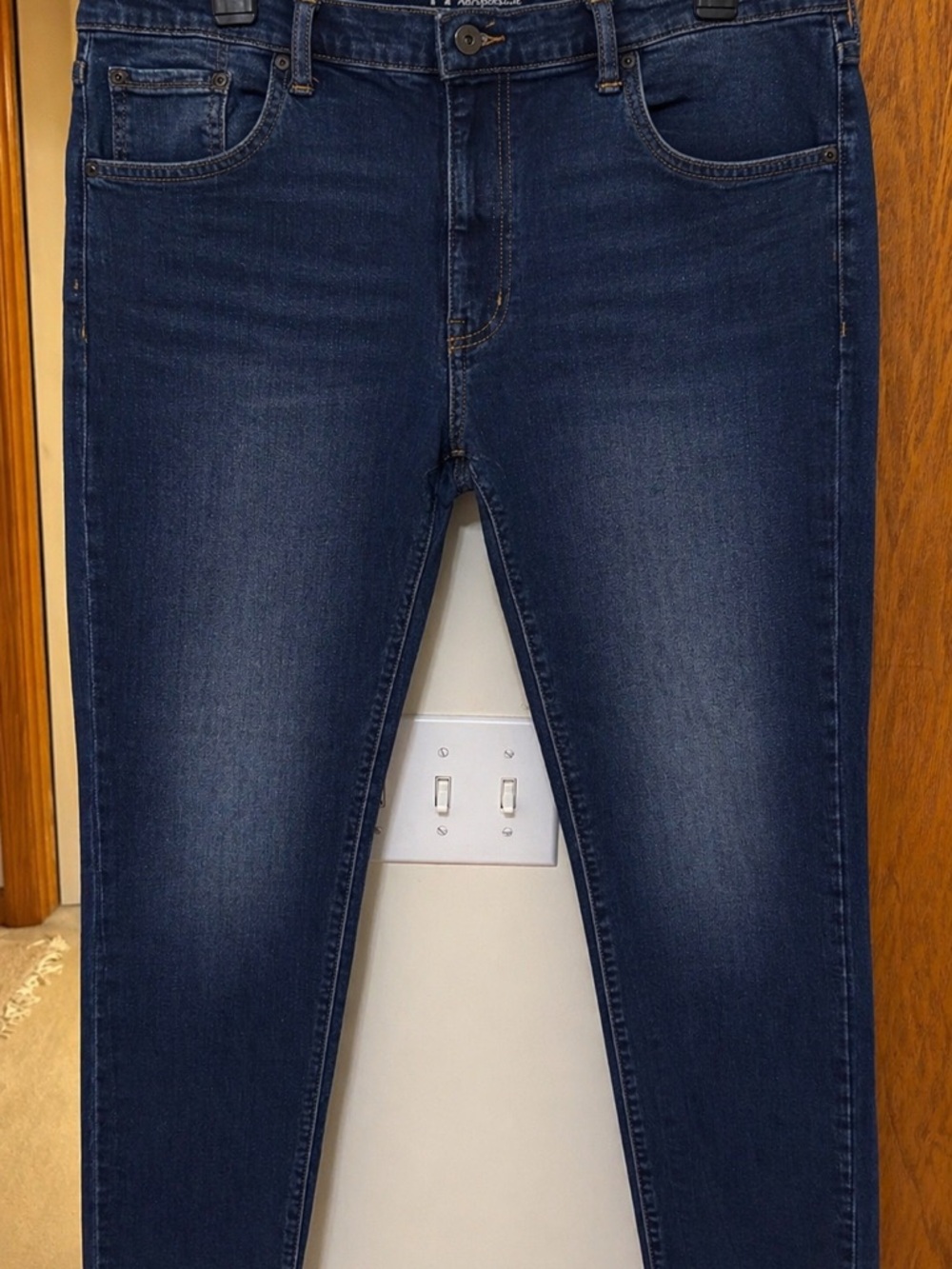 Men’s Dark Blue Stretch Skinny Jeans